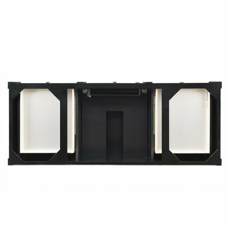 James Martin Vanities Brittany 60in Single Vanity Cabinet, Black Onyx 650-V60S-BKO